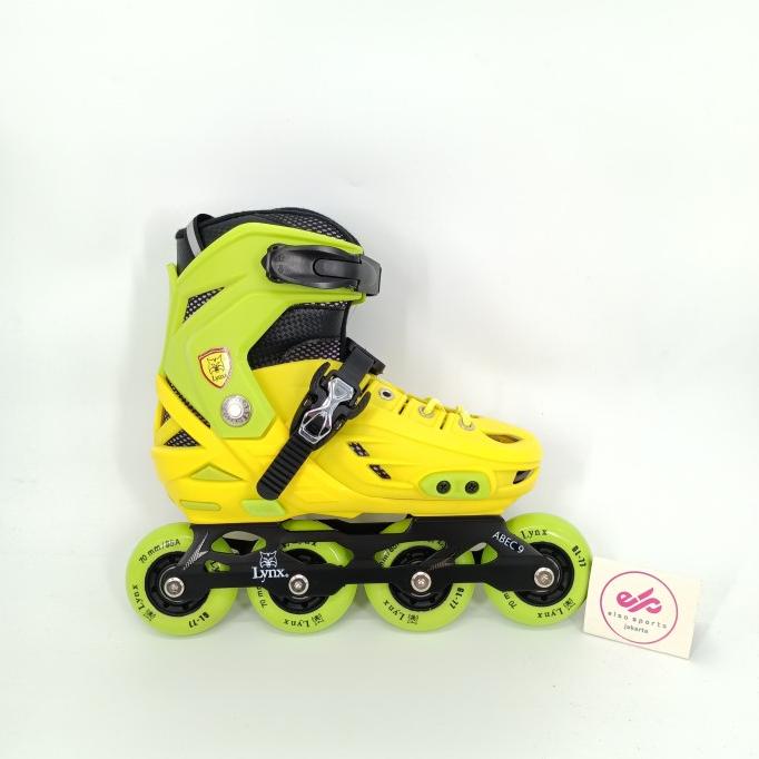 Sepatu Roda LYNX BM138 Recreational Inline Skate Black & Yellow