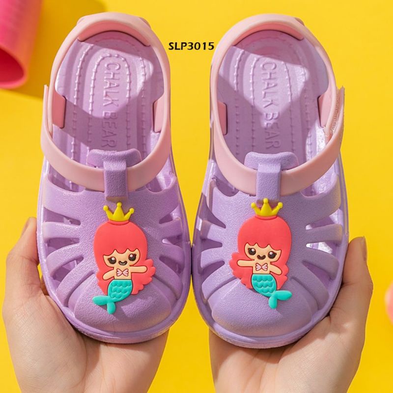 Sandal Crocs Anak motif animal, Sandal anak karet lucu import