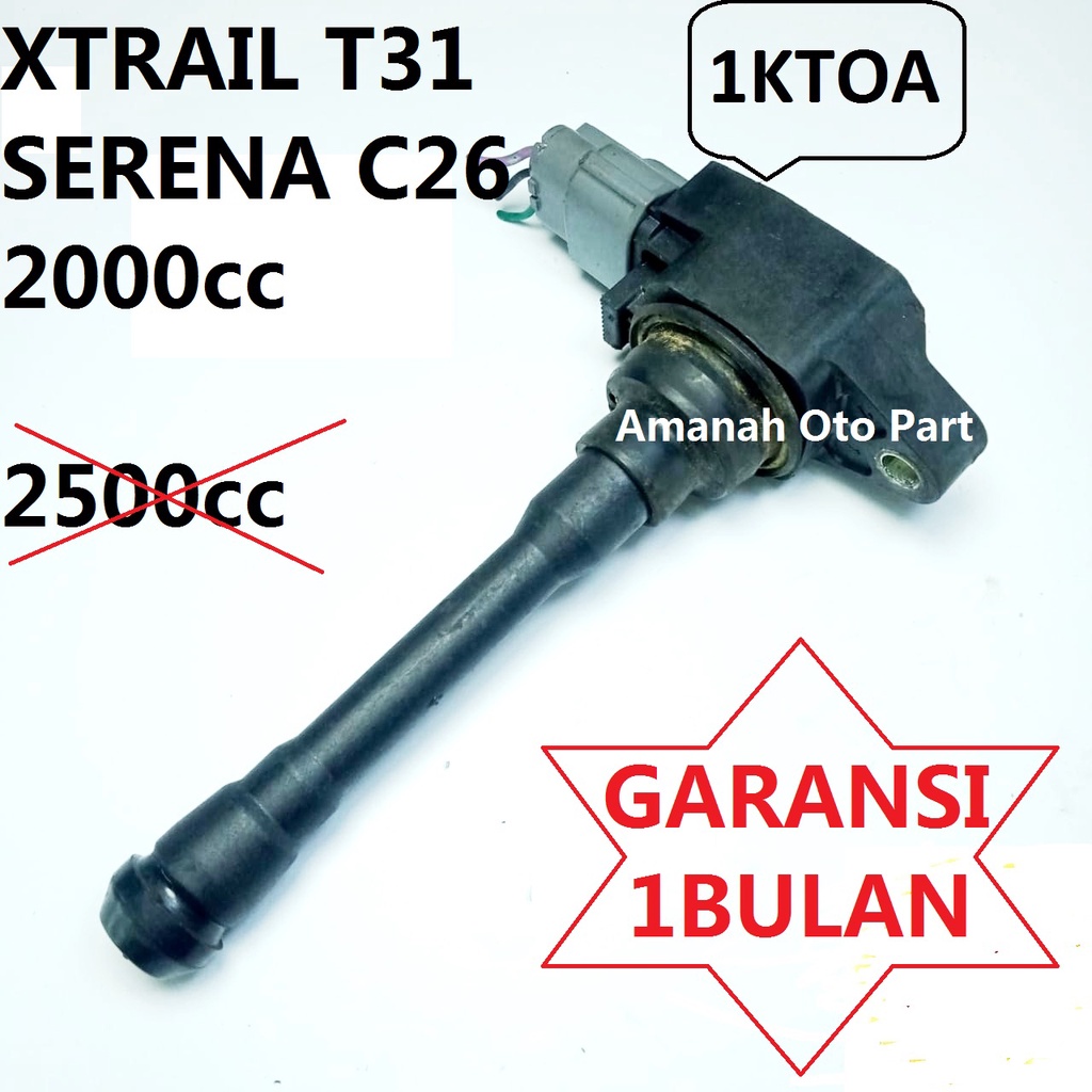 KOIL Coil Nissan JUKE 1KTOA 22448 1KT0A Xtrail X-Trail t31 Serena c26 2.0 2000cc Copotan Ori Original asli