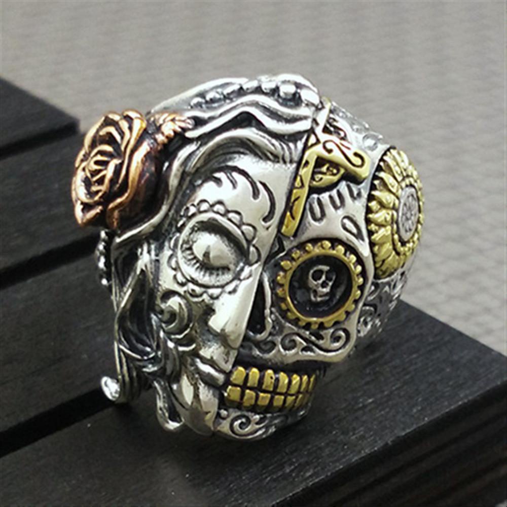 Preva Vintage Cincin Jari Cincin Perhiasan Jari Pria Warrior Rock Indian Hip Hop Gothic