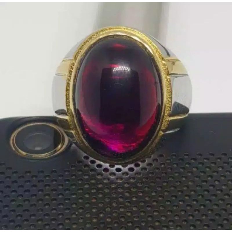Batu cincin kecubung wulung