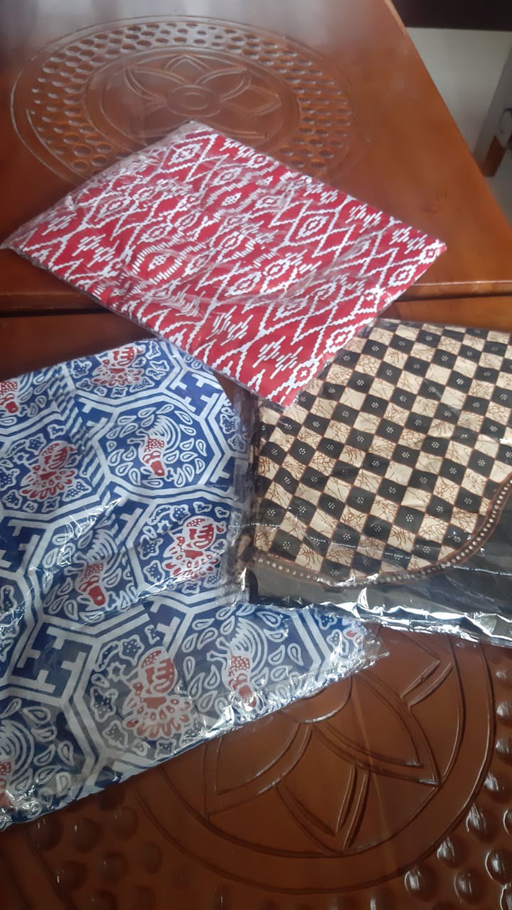 Tunik Keja  Prilly Atasan Baju Batik Wanita Seragam Modern.