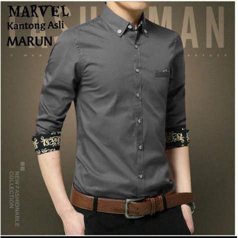 Kemeja Marvel Uk. M, L &amp; XL - 5 warna