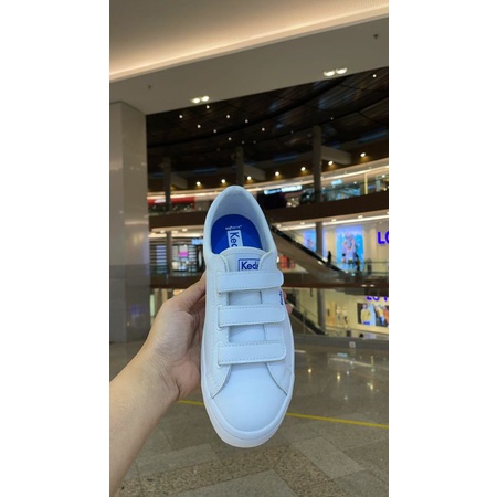 keds tiebreak leather white promo