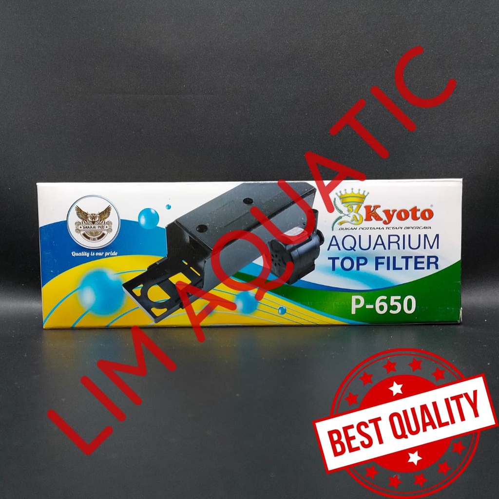 AQUARIUM TOP FILTER KYOTO P-650K / TOP FILTER 3 IN 1 AQUARIUM