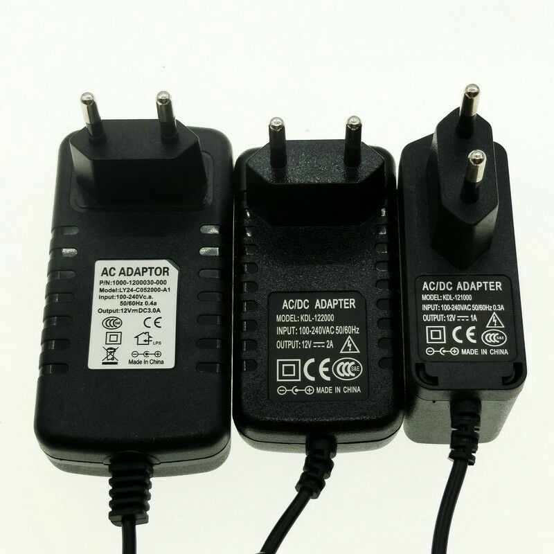 DSM Power Adaptor LED Strip DC12V 3A - DSM1230 - Black
