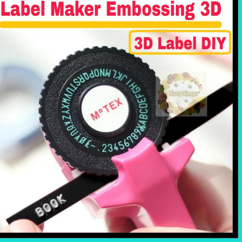 

New NS - Label Maker Emboss 3D Stiker Label DIY Print Manual ,.