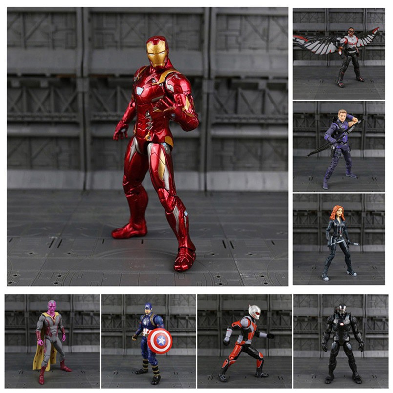 Miniatur Action Figure Karakter Marvel Spiderman Avenger Infinity War