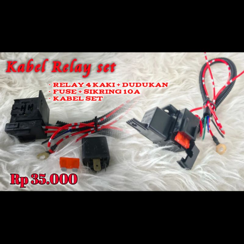 Relay Kaki 4 12V