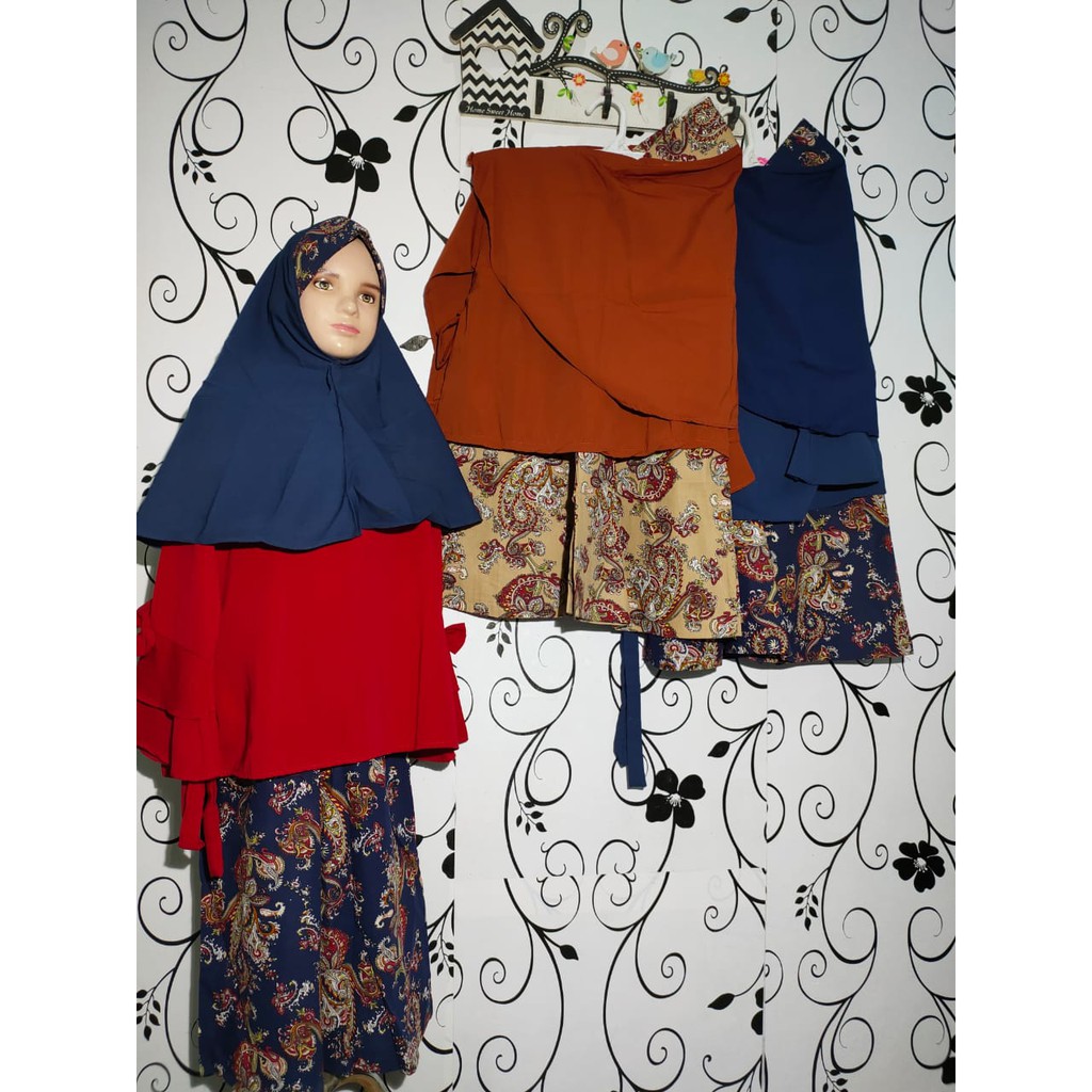 Setelan Anak | Setelan Hijab Anak | Set Hijab Anak