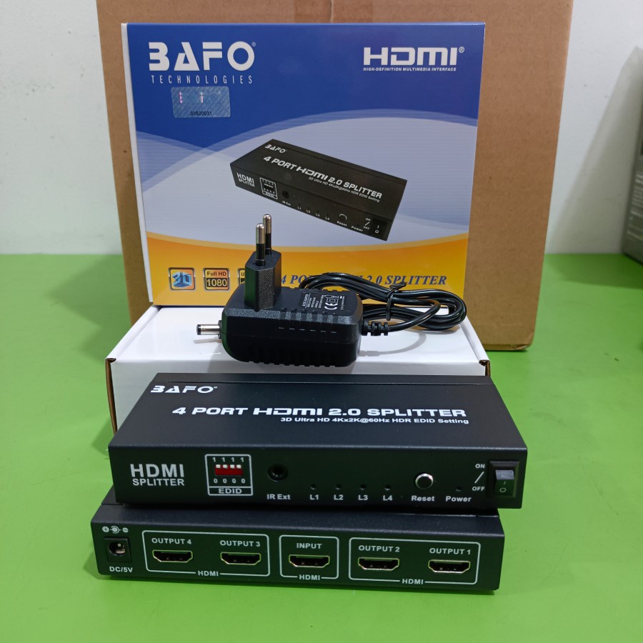 Bafo HDMI Splitter 4 Port 4K