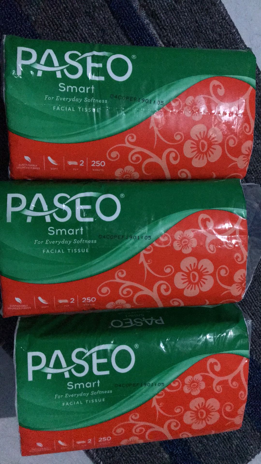 Rc Paket Isi Tiga (3pcs) Tissue Passeo Facial 250 Sheet 2ply Harga Murah