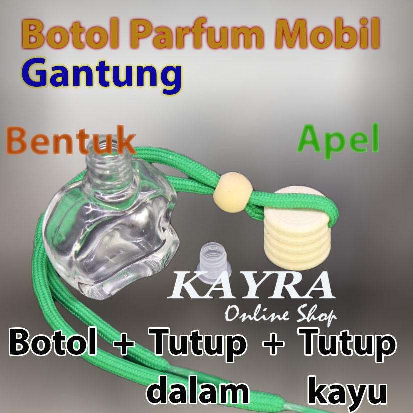 Botol Parfum Mobil Bentuk Apel