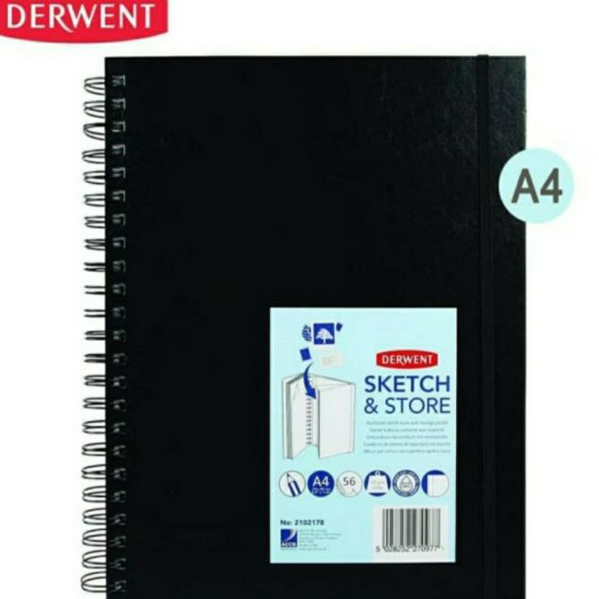 

Spesial Derwent Sketchbook A4 Hardback 165G 56 Lembar Trendi
