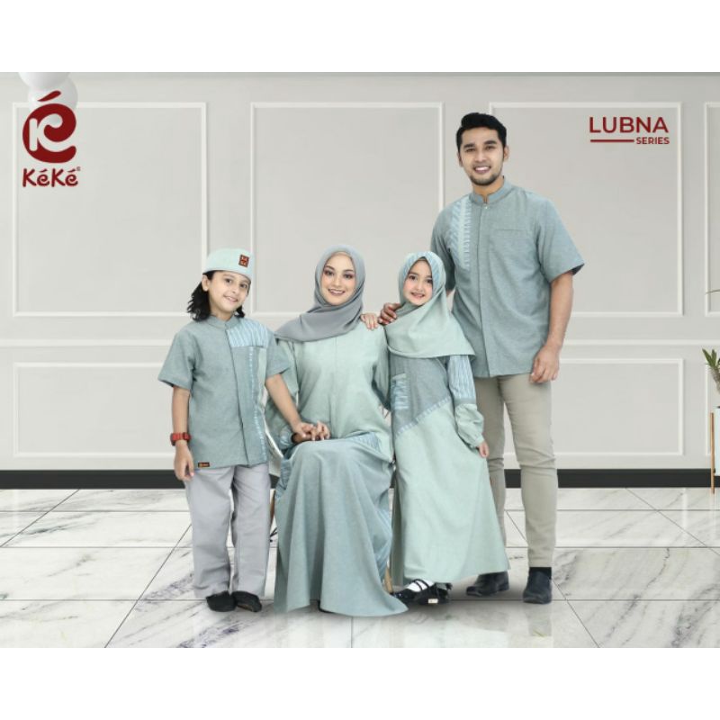 KEKE LUBNA SERIES SAGE GREEN SARIMBIT