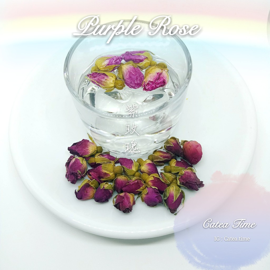 

Purple Rose Buds Flowers Tea - Mawar Ungu