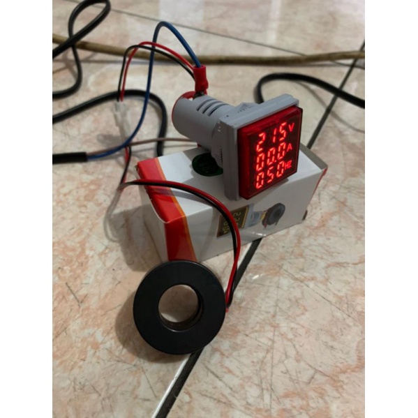 Pilot Lamp Volt Meter Digital 3 in 1