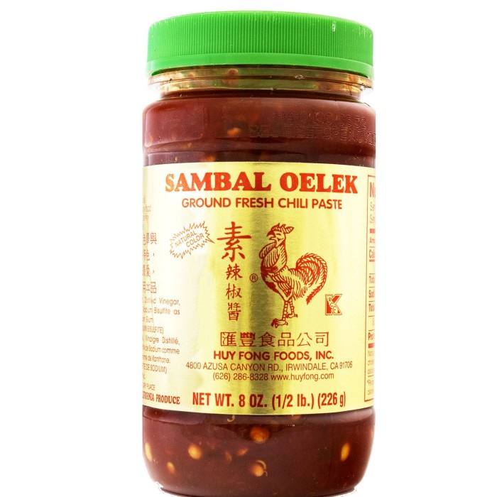 

Huy Fong Sambal Oelek Ground Fresh Chili Paste Saus Sambal Ulek Cabe