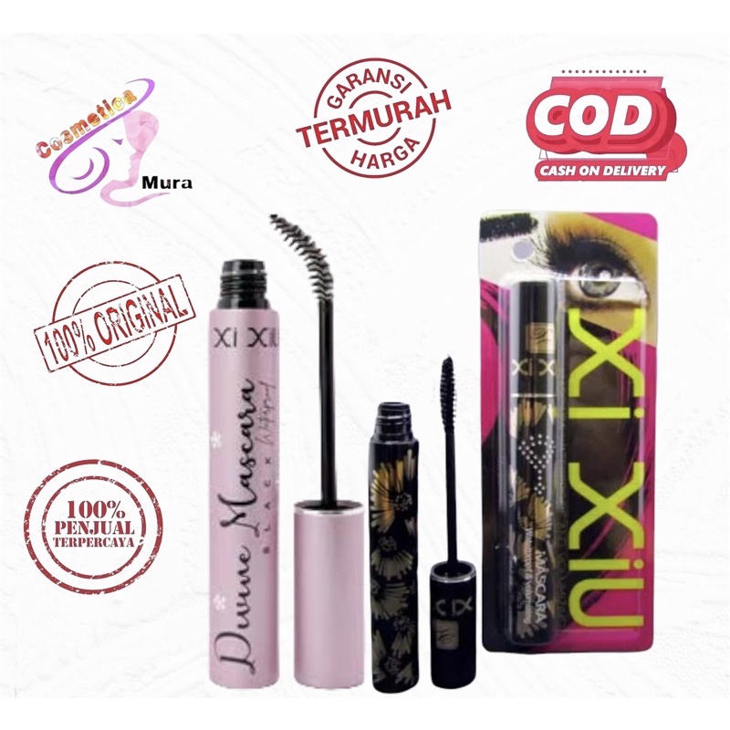cosmeticamurah - XI XIU MASCARA DIVINE 2IN1 - MASKARA DAN EYELINER