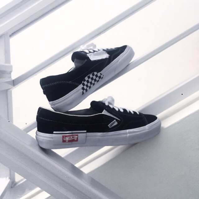 Vans Slip On LX Cut and Paste Black White