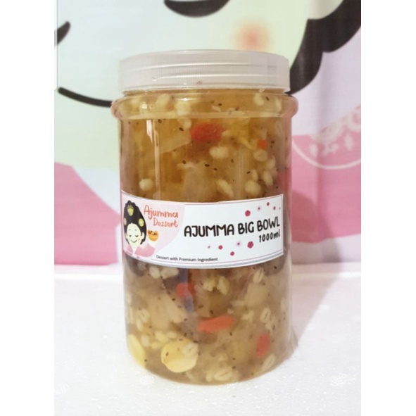 

Peach gum Dessert AJUMMA .cemilan sehat