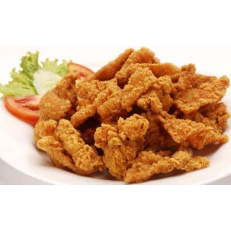 

Kulit Ayam Chrispy rasa pedas.