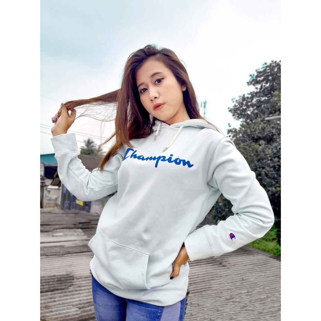 Hoodie Champion Cewek Sisa Ekspor/Hoodie Original champion sale