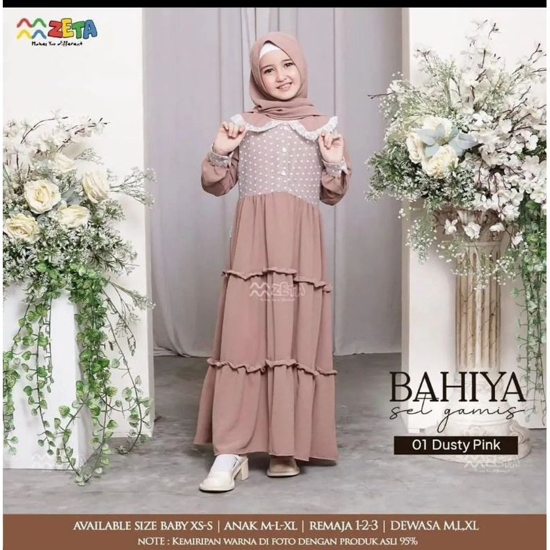 Bahiya kids/gamis anak tanggung/gamis terbaru matt ceruty/gamis anak remaja/pakaian anak perempuan/gamis anak perempuan/pakaian anak muslimah/fashion anak tanggung/fashion viral/gamis anak terbaru/gamis terbaru/baju muslim anak/baju muslim anak perempuan