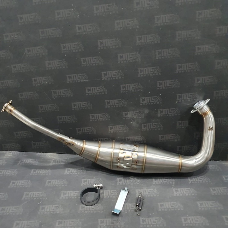 Header Leher Pipa Knalpot Tyga Performance Ninja RR Stainless Original