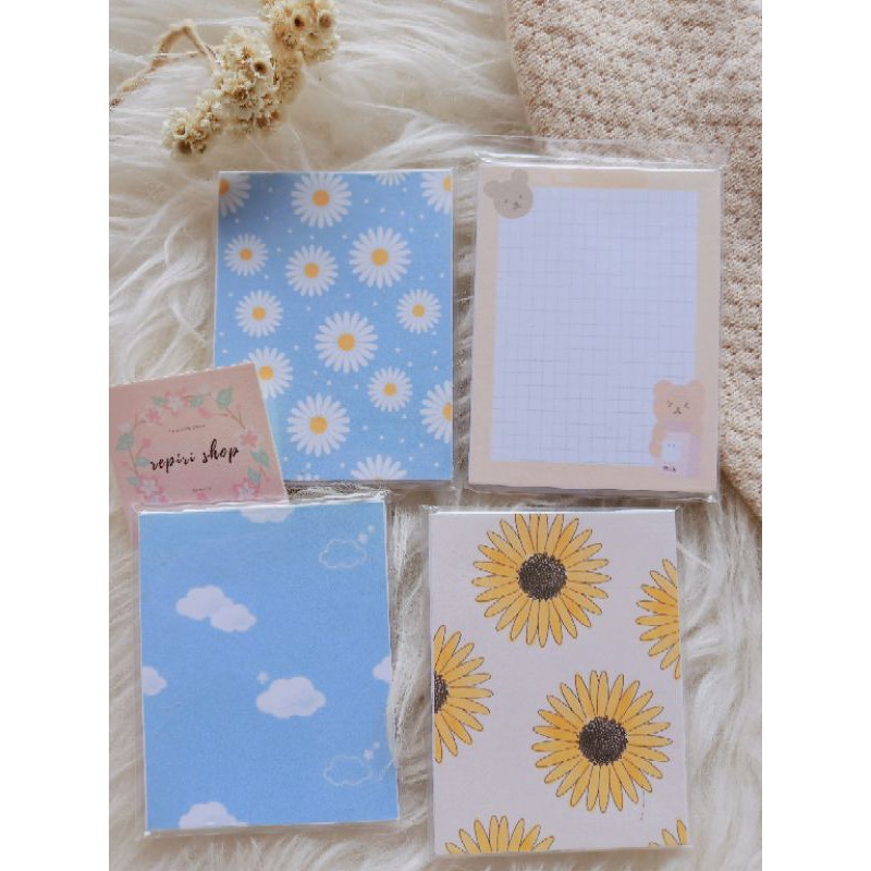

Memopad flower| Memopad Vol 3 | Memo pad sky