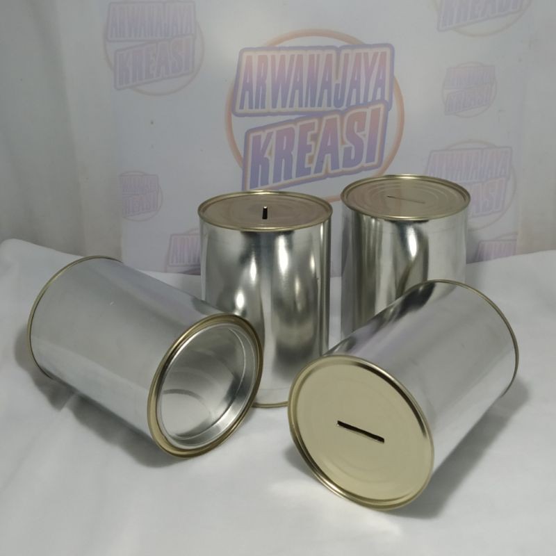 Celengan Kaleng Buka Tutup Besar