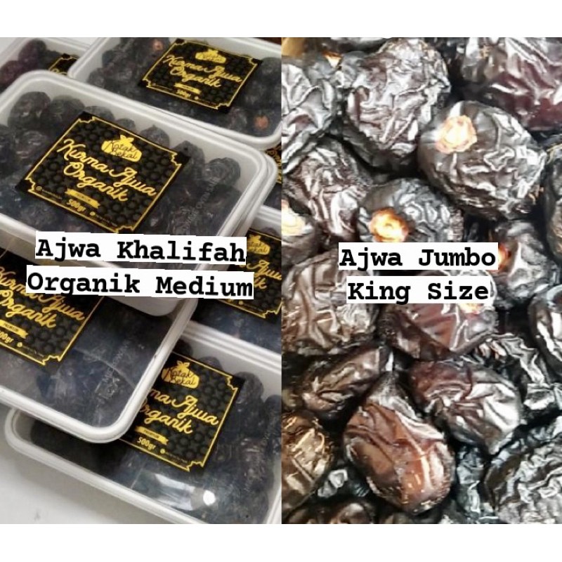 

kurma ajwa khalifah dan ajwa jumbo
