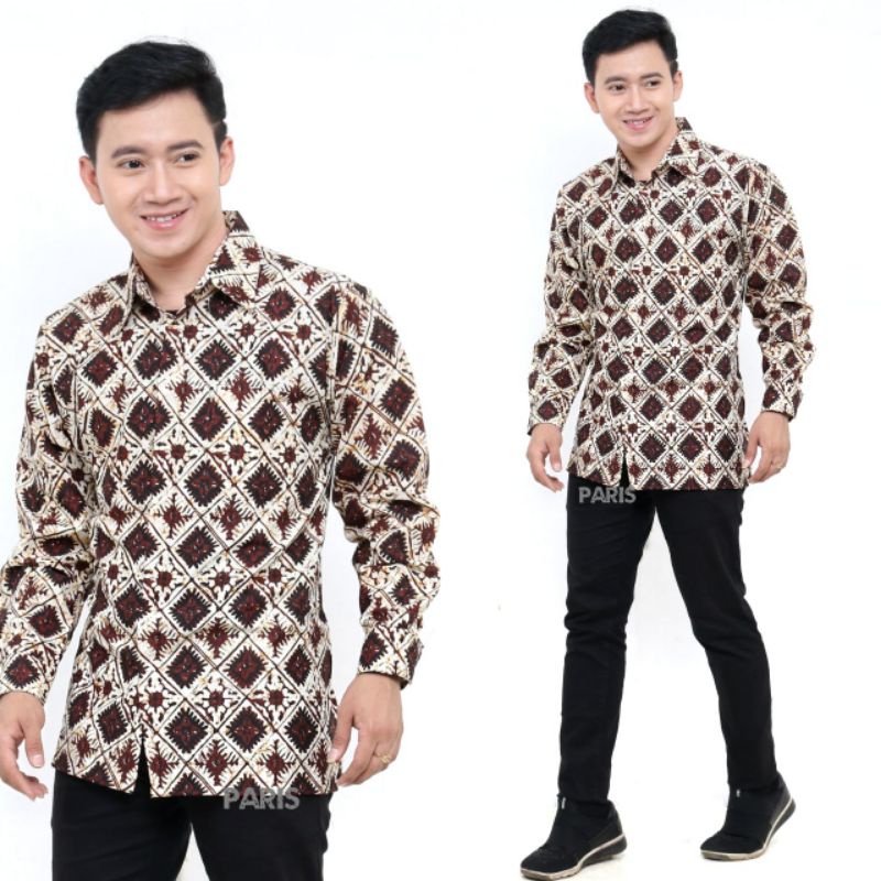 kemeja batik pria/kemeja cowok unggul jaya