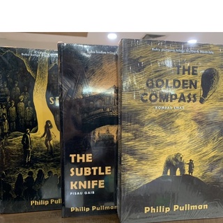 [INDONESIA] BUKU NOVEL SERI HIS DARK MATERIALS - THE GOLDEN COMPASS - THE SUBTLE KNIFE - THE AMBER SPYGLASS - PHILIP PULLMAN [ORIGINAL]