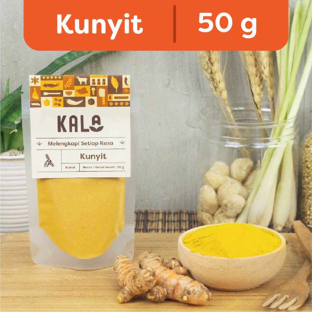 

Kunyit Bubuk 50 gram Bumbu bubuk Murni Tumeric Powder