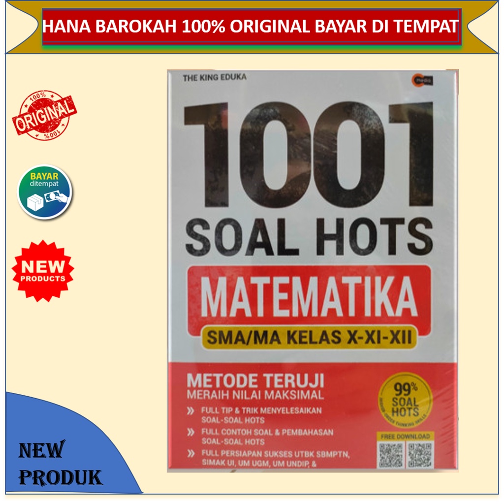 Buku Bank Soal Matematika SMA 1001 Soal Hots Matematika SMA kelas X-XI-XII