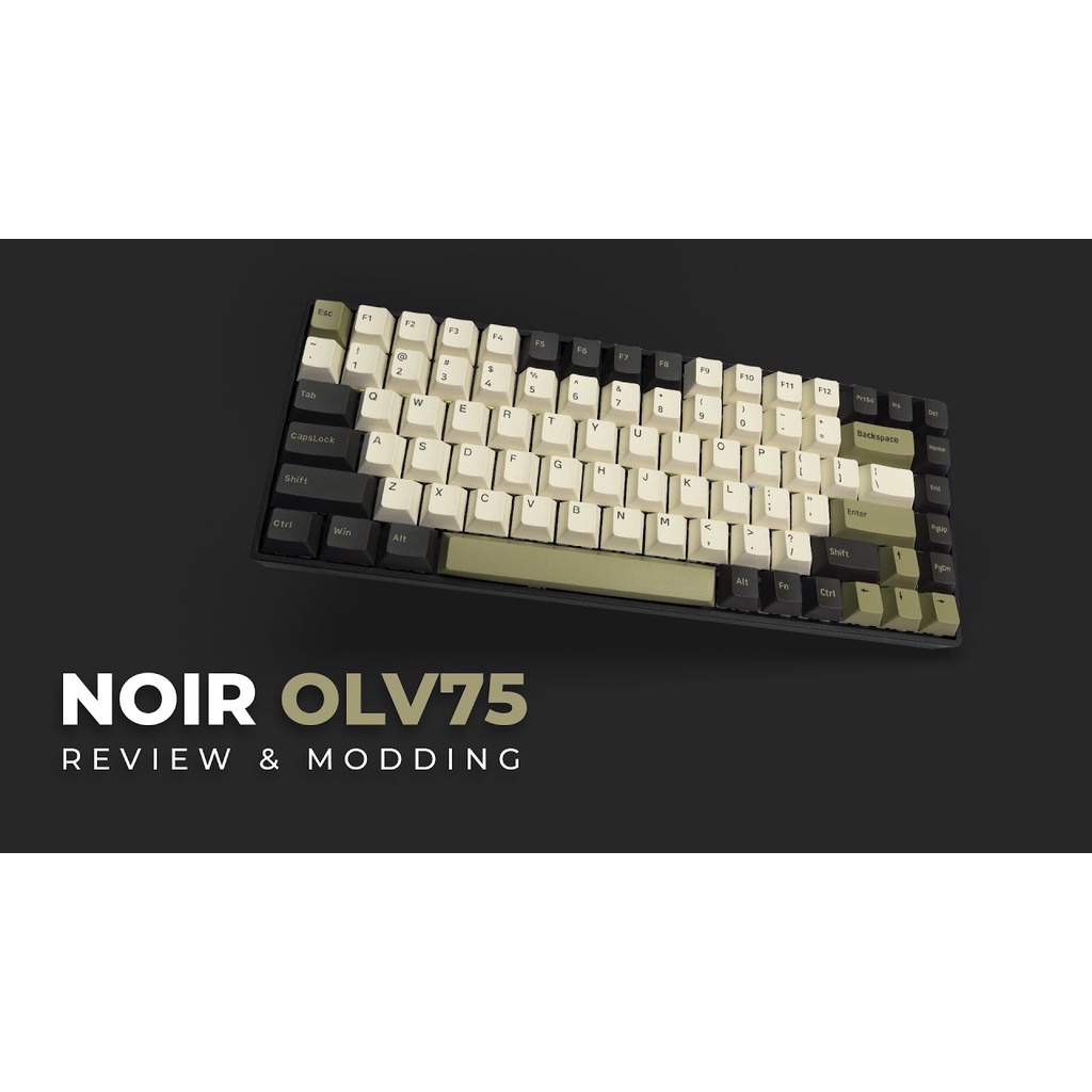 Noir OLV75 Mechanical Gaming Keyboard 75% Wireless Bluetooth