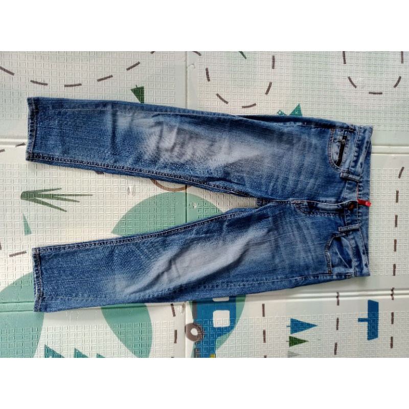 celana 7/8 denim UNIQLO second original
