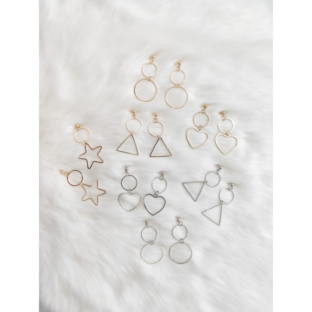 Anting - Anting Korea A - Anting Wanita korea / Anting Terbaru / anting korea / Anting Lucu
