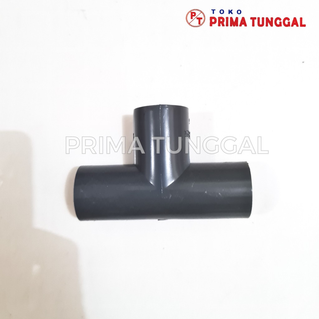 Tee 1" Inch PVC Sambungan Cabang 3 Sambungan T Pipa Power / Rucika