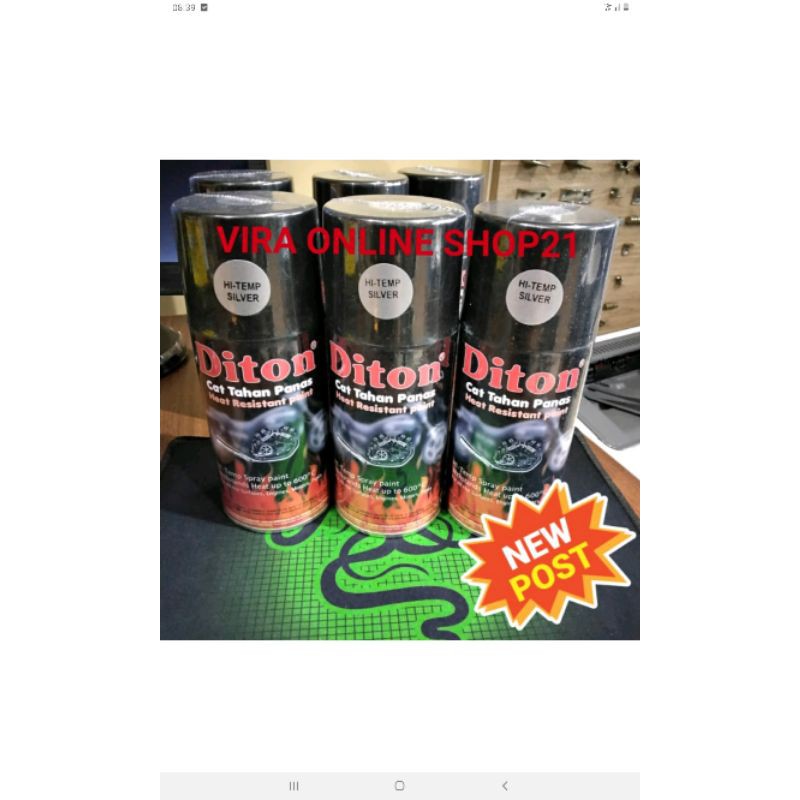 Diton Hi-Temp Silver (Cat Anti Panas)