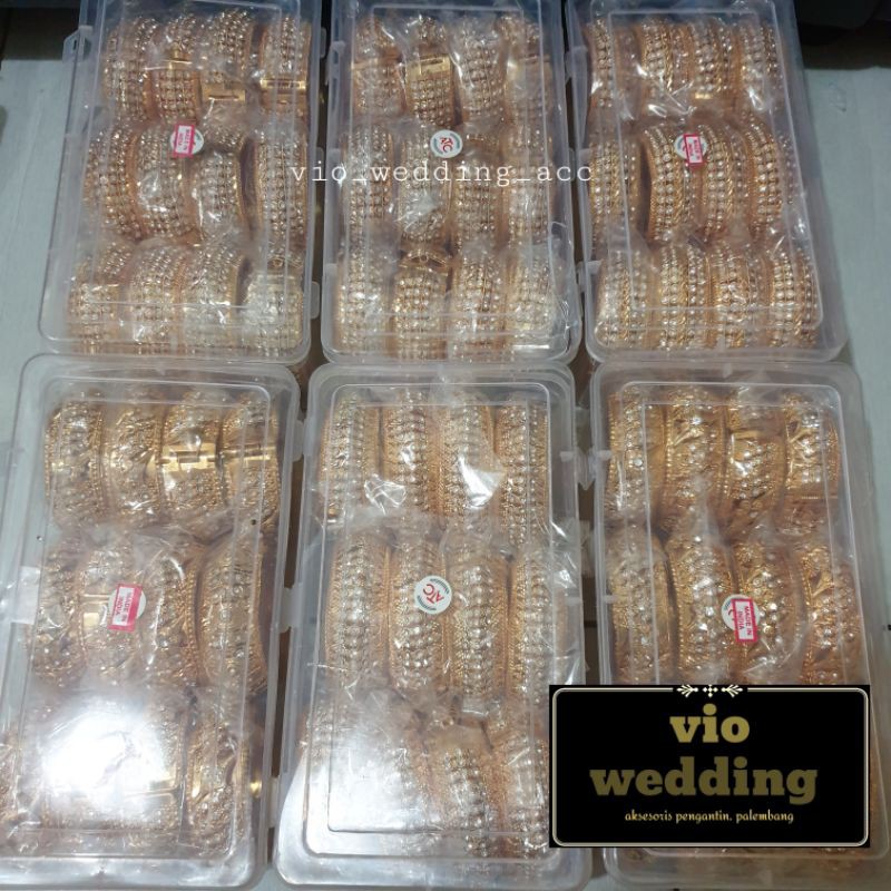 Gelang pengantin full mata