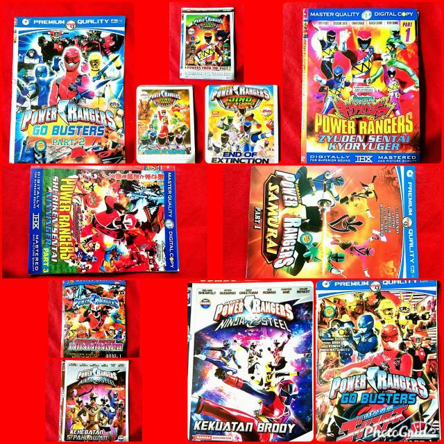NEW KASET FILM PAKET POWER RANGERS