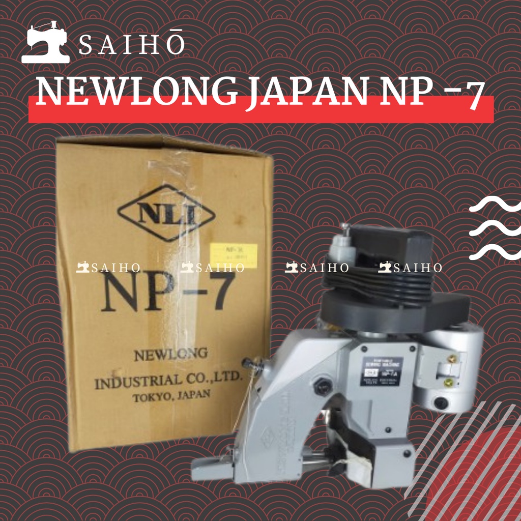 [NewLong JAPAN] Mesin Jahit Karung Goni NP-7A NLI Japan / NP7A Jepang