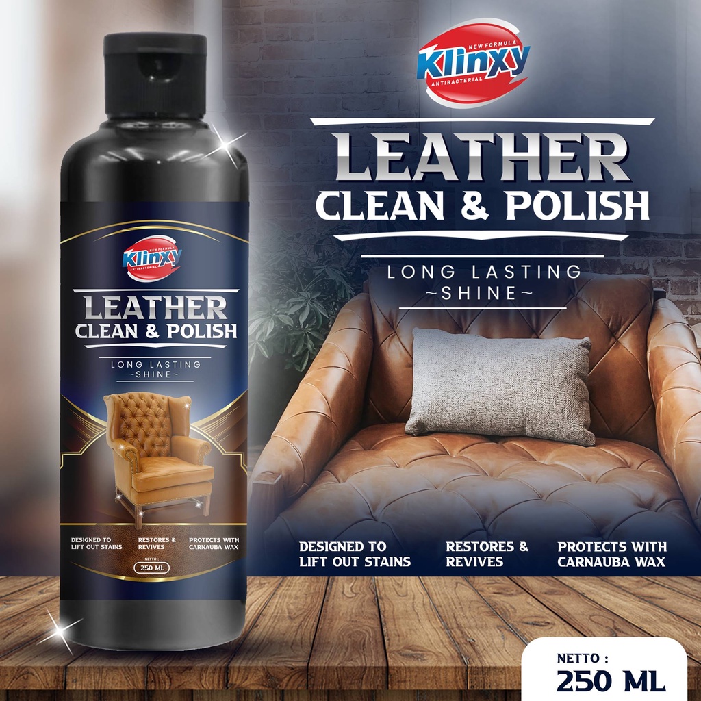 Leather Cleaner Perawatan Tas Jaket Sofa Kulit Pembersih Pengkilap  250ml