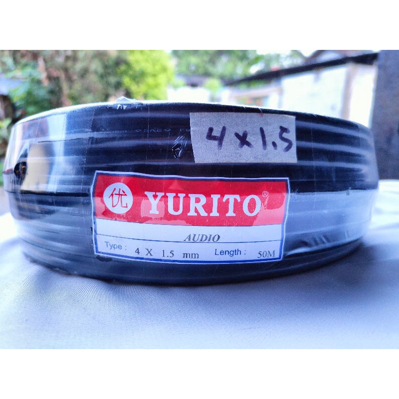KABEL SPEAKER AUDIO NYYHY YURITO 4×1,5MM 50 METER 1 ROLL