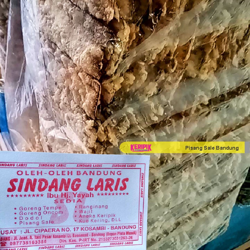 

Pisang Sale Bandung Sindang Laris Kosambi 250 gr