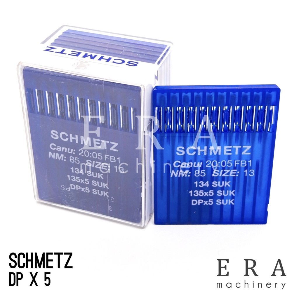 JARUM JAHIT DPX5 SCHMETZ NEEDLES GERMANY JERMAN JARUM 2 ZIG ZAG LUBANG KANCING INDUSTRI DOUBLE TWIN