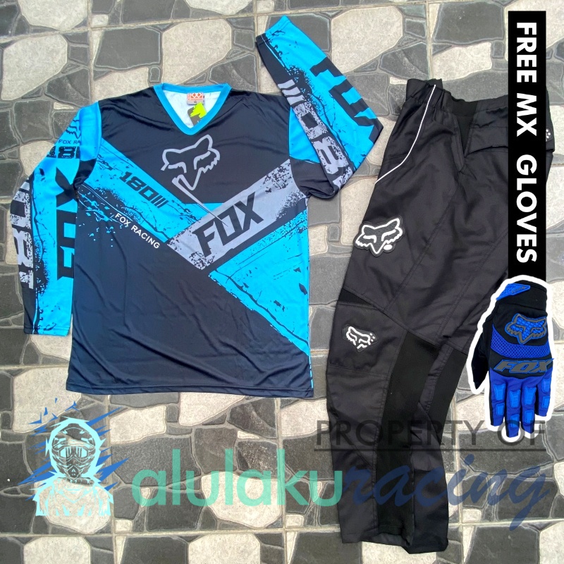 Jersey &amp; Celana MX Trail Motocross - Paket Bundling FOCT1801-F46