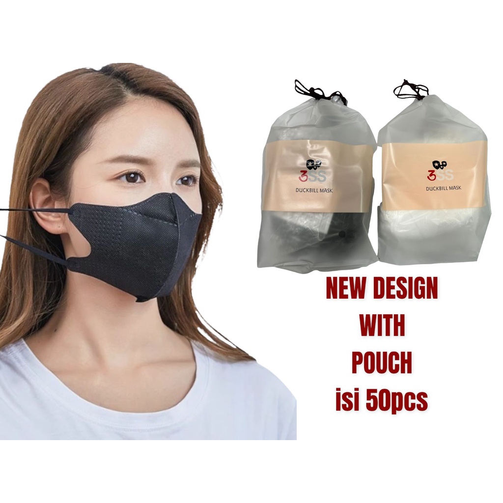 MASKER DUCKBILL 3SS 4PLY IMPORT TERBARU ISI 50 PCS